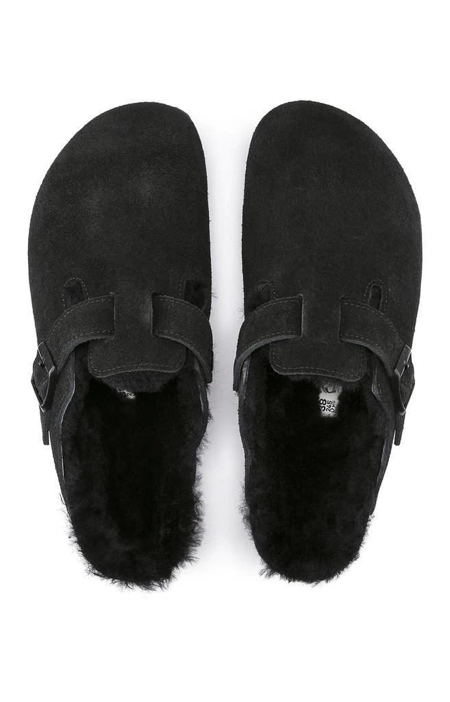 商品Birkenstock|(0259881) Boston Shearling Sandals - Black,价格¥1238,第4张图片详细描述