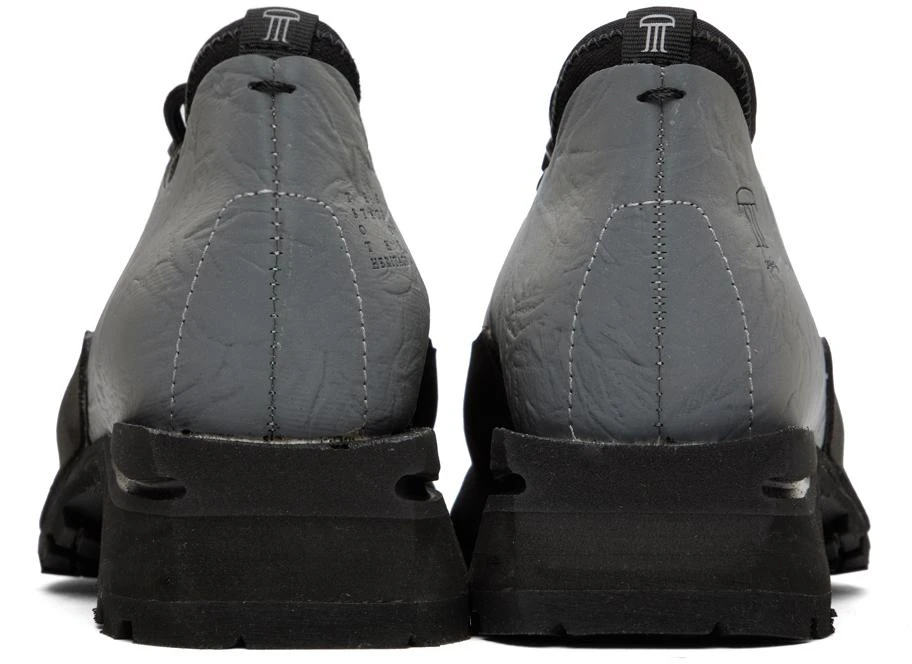 商品Demon|Silver & Black Poyana Sneakers,价格¥2435,第2张图片详细描述