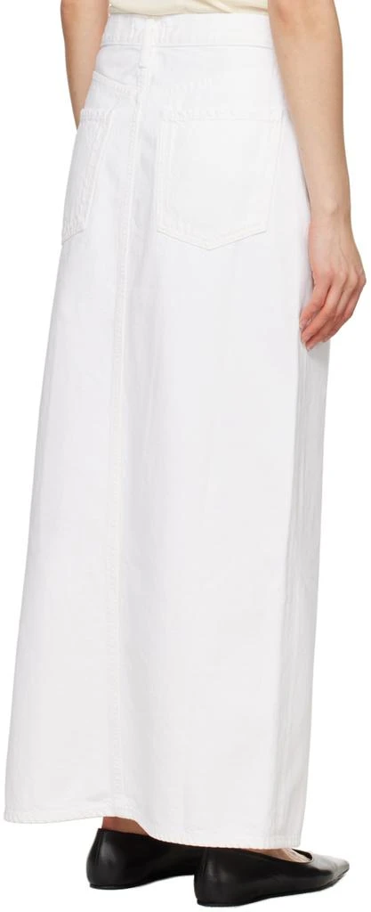 商品AGOLDE|White Leif Denim Maxi Skirt,价格¥1469,第3张图片详细描述