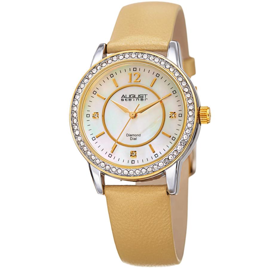 August Steiner | Quartz Diamond White Dial Ladies Watch AS8227GLD 291.05元 商品图片