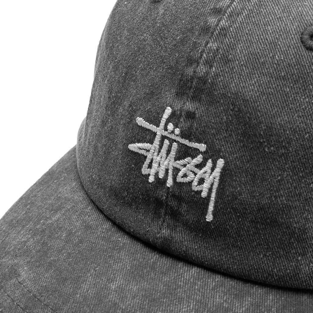 商品STUSSY|Stussy Washed Stock Low Pro Cap - Charcoal,价格¥343,第2张图片详细描述