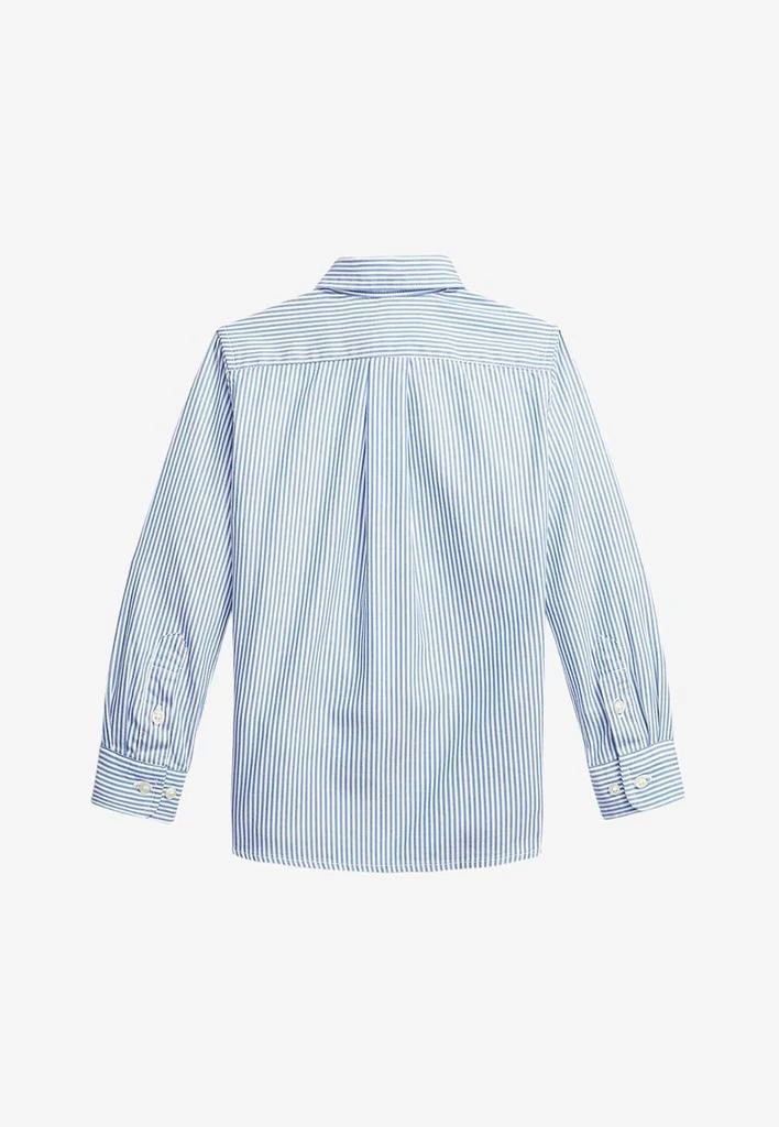 商品Ralph Lauren|Boys Striped Long-Sleeved Shirt,价格¥683,第2张图片详细描述