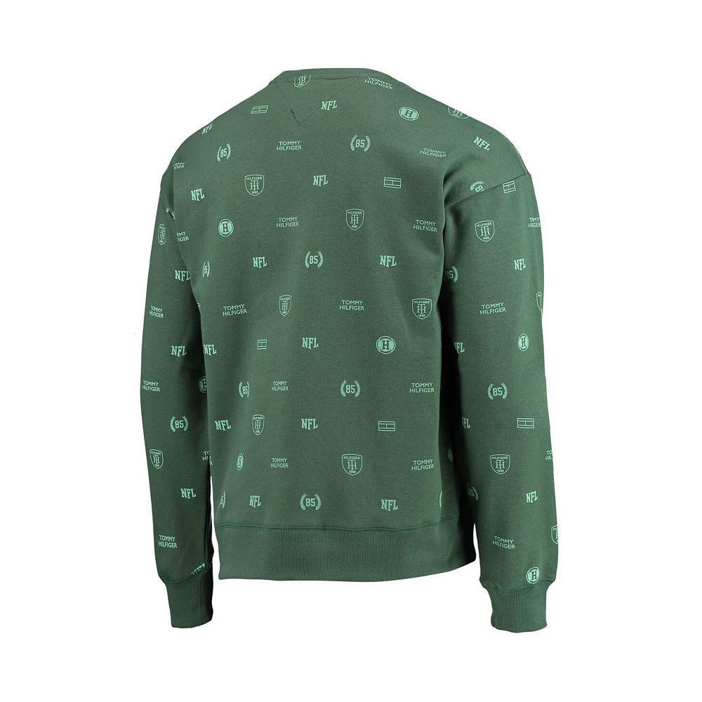 商品Tommy Hilfiger|Men's Green Green Bay Packers Reid Graphic Pullover Sweatshirt,价格¥585,第6张图片详细描述