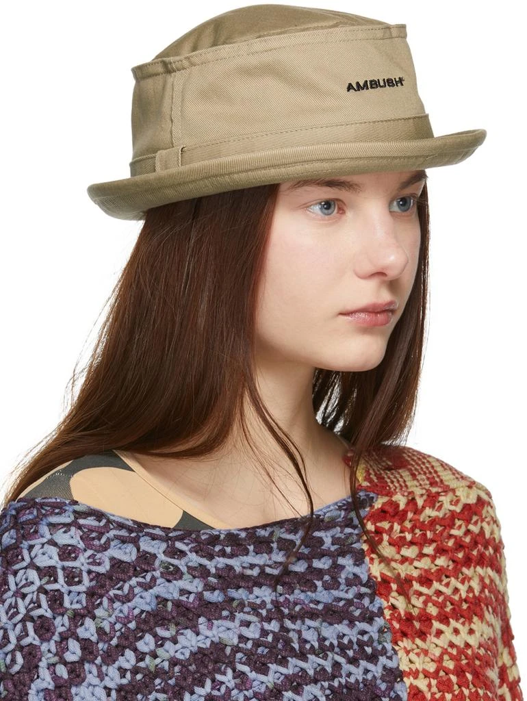 商品Ambush|Beige Waves Bucket 帽子,价格¥1321,第2张图片详细描述