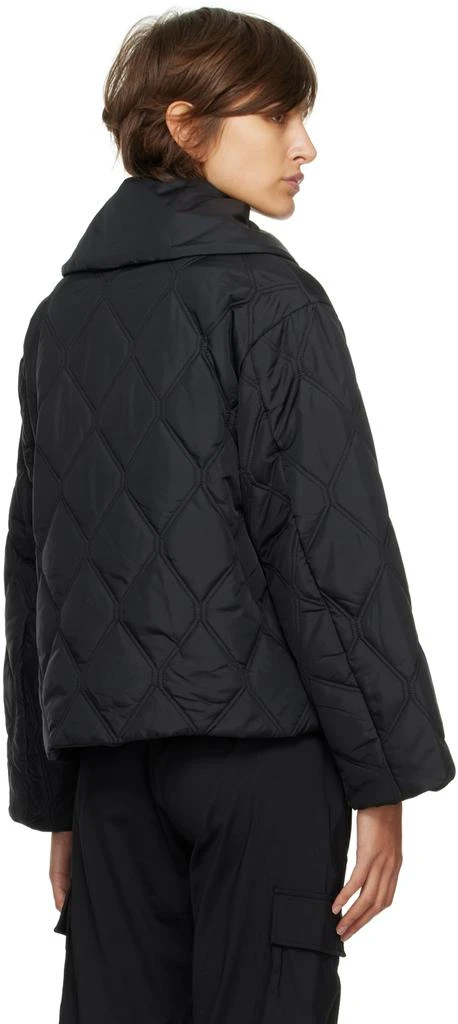 商品Ganni|Black Quilted Jacket,价格¥2508,第3张图片详细描述