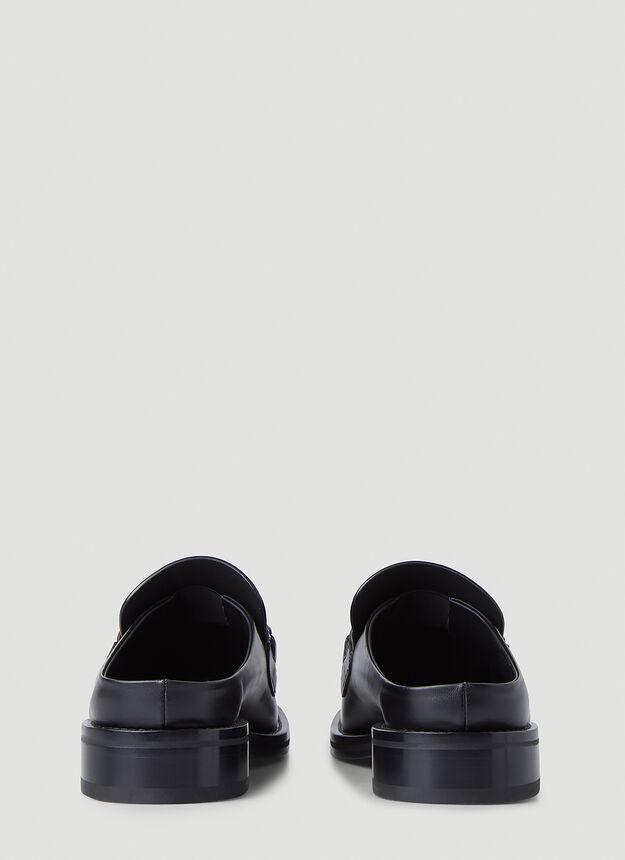 商品Martine Rose|Square Toe Mules in Black,价格¥3033,第6张图片详细描述