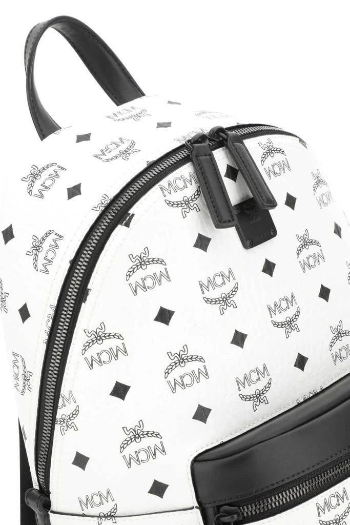 商品MCM|MCM Stark Monogram Zip-Up Backpack,价格¥5121,第4张图片详细描述