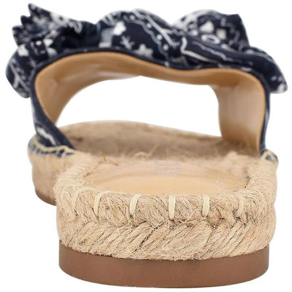 商品Nine West|Nine West Womens Bow Printed Slip On Slide Sandals,价格¥54,第3张图片详细描述