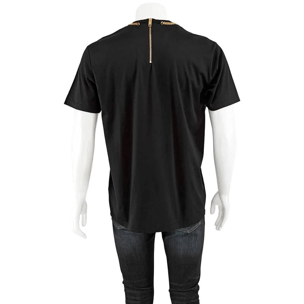 商品Burberry|Burberry Mens Black Chain Detail T-shirt, Size XX-Small,价格¥1440,第3张图片详细描述