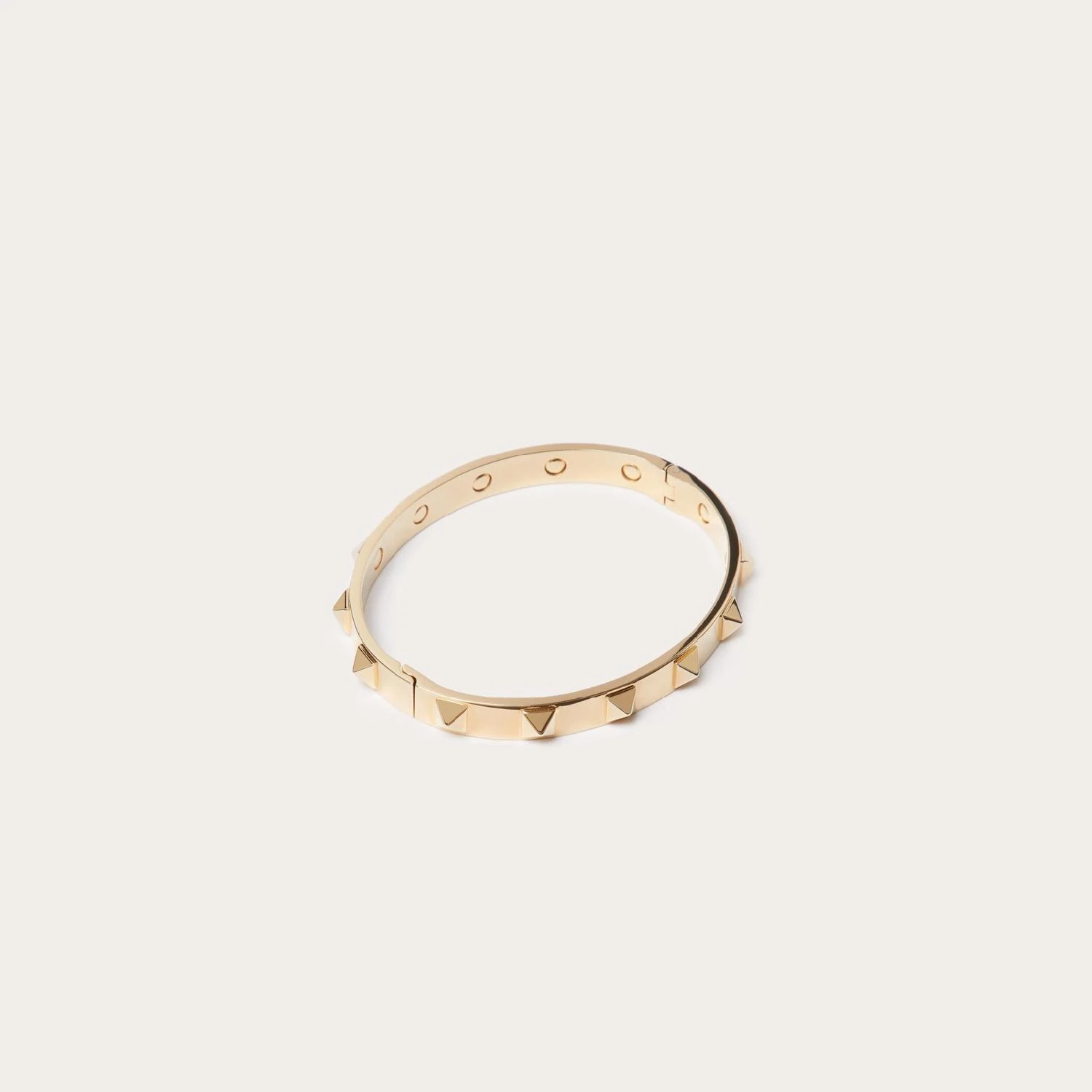 【预售】 华伦天奴 25春夏 男士 手链 BRACELET RIGIDE ROCKSTUD EN MÉTAL 4Y2J0P56MET_CS4  商品