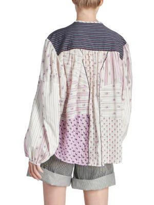 商品Isabel Marant|Fazenia Patchwork Blouse,价格¥1738,第2张图片详细描述