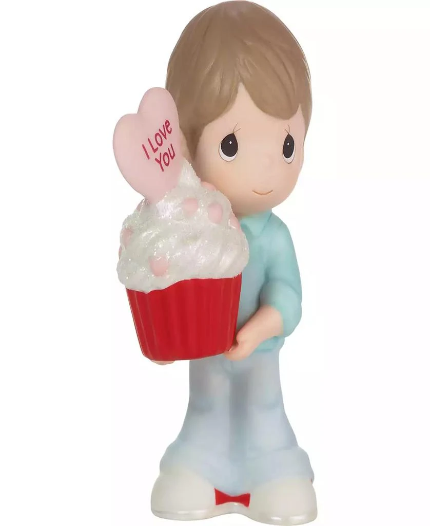 商品Precious Moments|222002E You Bake Me Happy Brunette Boy Porcelain Figurine,价格¥328,第3张图片详细描述