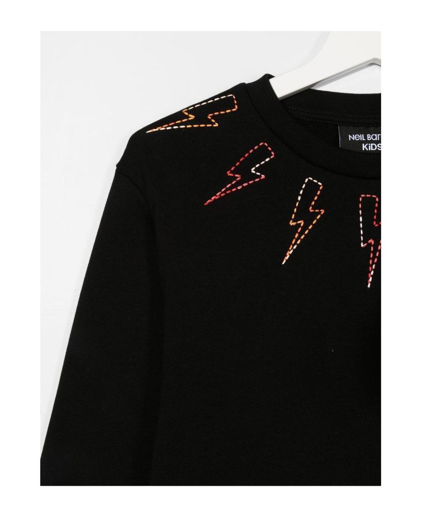 商品Neil Barrett|Black Cotton Sweatshirt,价格¥871,第5张图片详细描述