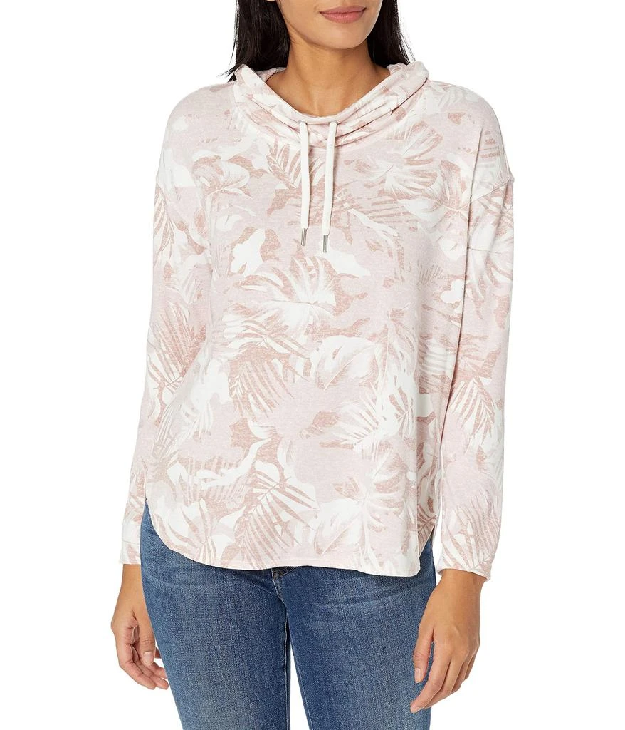 商品Calvin Klein|Women's Camo Tropical Print Cowl Neck Top,价格¥269,第1张图片