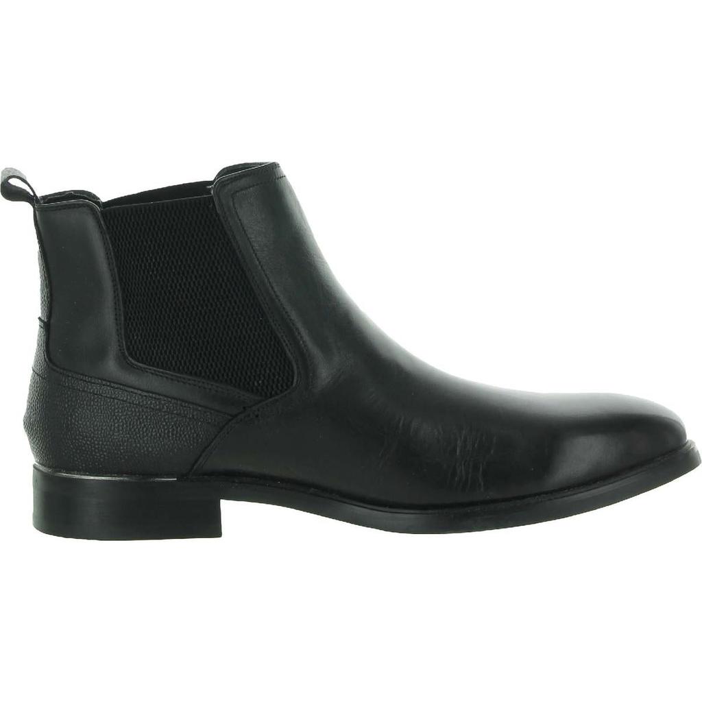 Steve Madden Mens Afinity Leather Textured Chelsea Boots商品第7张图片规格展示