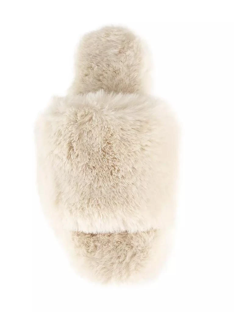商品Apparis|Diana Faux Fur Open-Toe Slippers,价格¥687,第5张图片详细描述