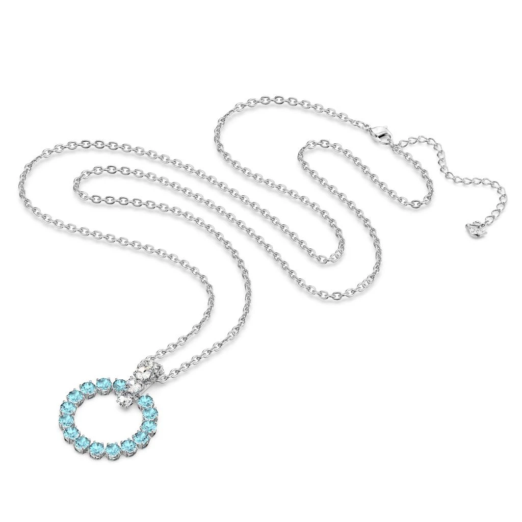 商品Swarovski|Exalta pendant round cut blue rhodium plated,价格¥1379,第3张图片详细描述