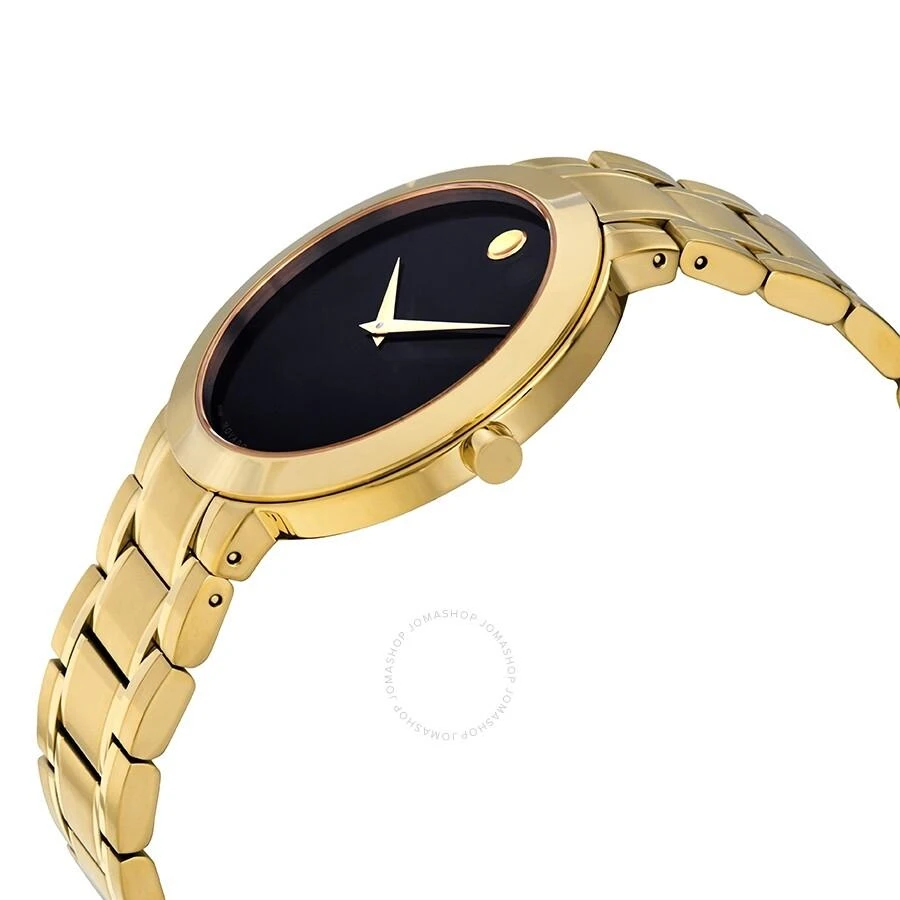 商品Movado|Stiri Quartz Black Dial Yellow Gold PVD Men's Watch 0607279,价格¥2603,第2张图片详细描述