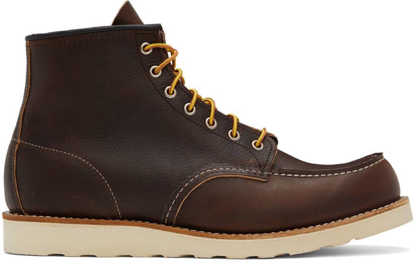 商品Red Wing|Brown Classic Moc Boots,价格¥2666,第1张图片