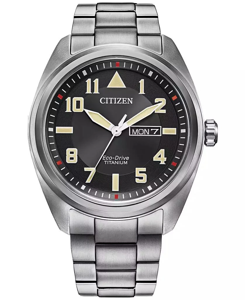 商品Citizen|Eco-Drive Men's Garrison Stainless Steel Bracelet Watch 42mm,价格¥2067,第1张图片