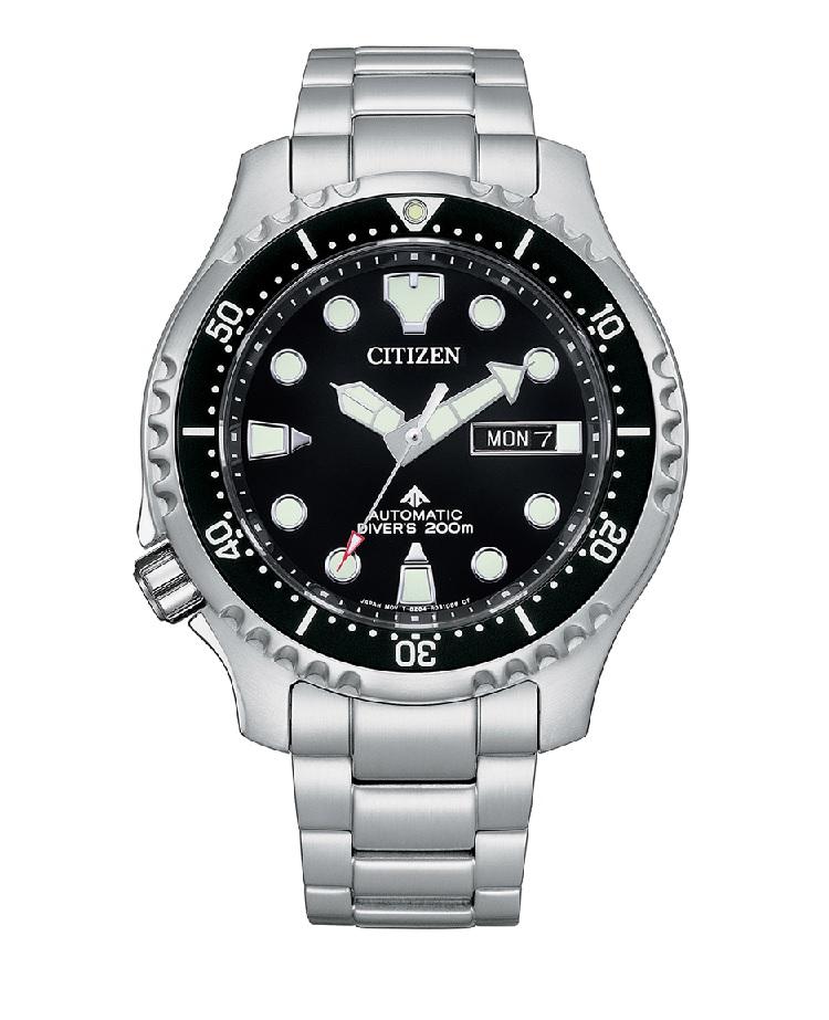 Citizen Promaster Marine Automatic Black Dial Mens Watch NY0140-80E商品第1张图片规格展示