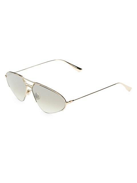 商品Dior|Stellair 62MM Aviator Sunglasses,价格¥751,第4张图片详细描述