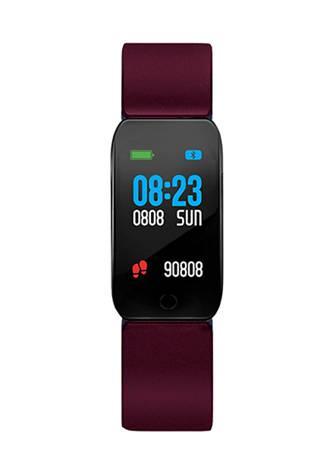 商品B FIT WATCH|Active Touchscreen Fitness Tracker for Men and Women: Burgundy,价格¥226,第1张图片