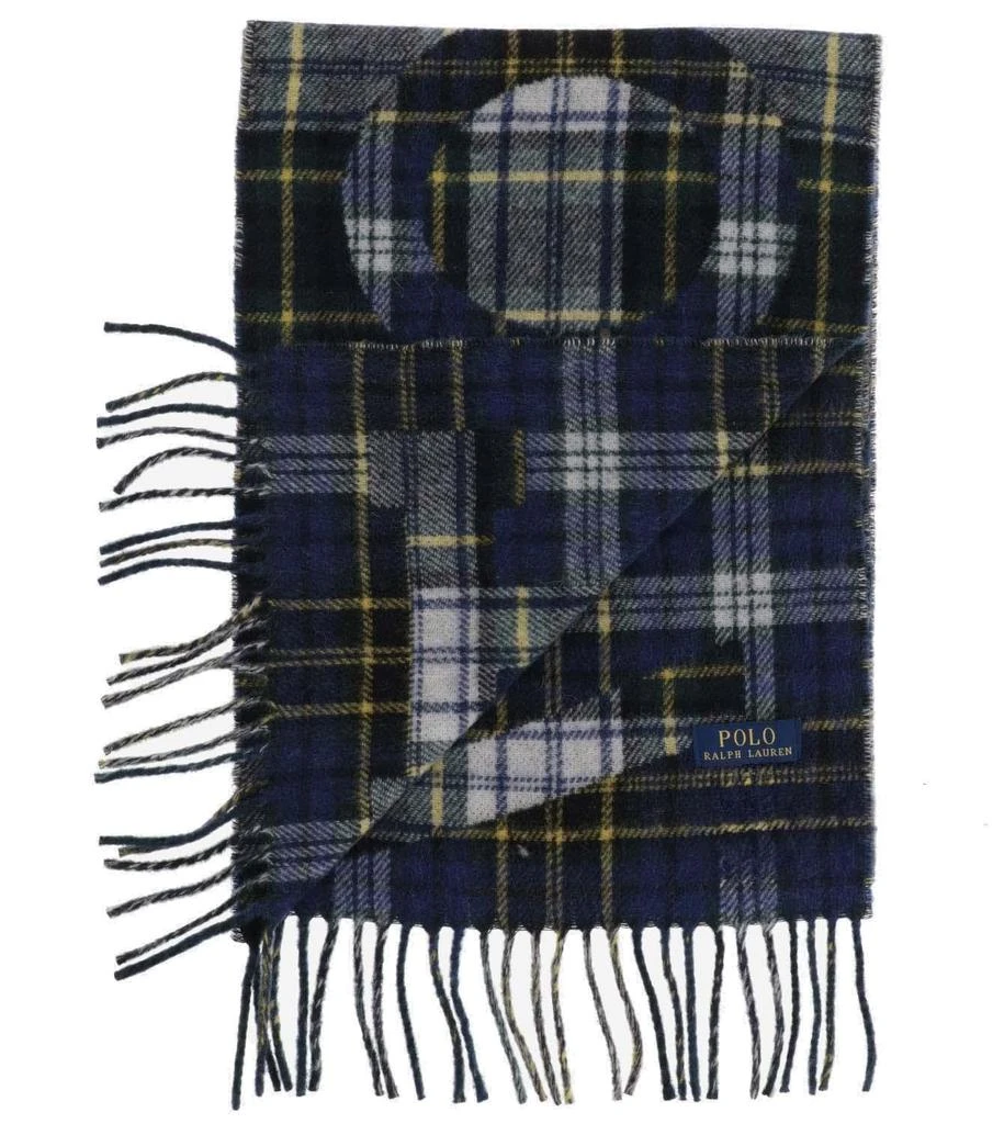 商品Ralph Lauren|Polo Ralph Lauren Checked Fringed-Edge Scarf,价格¥1034,第2张图片详细描述