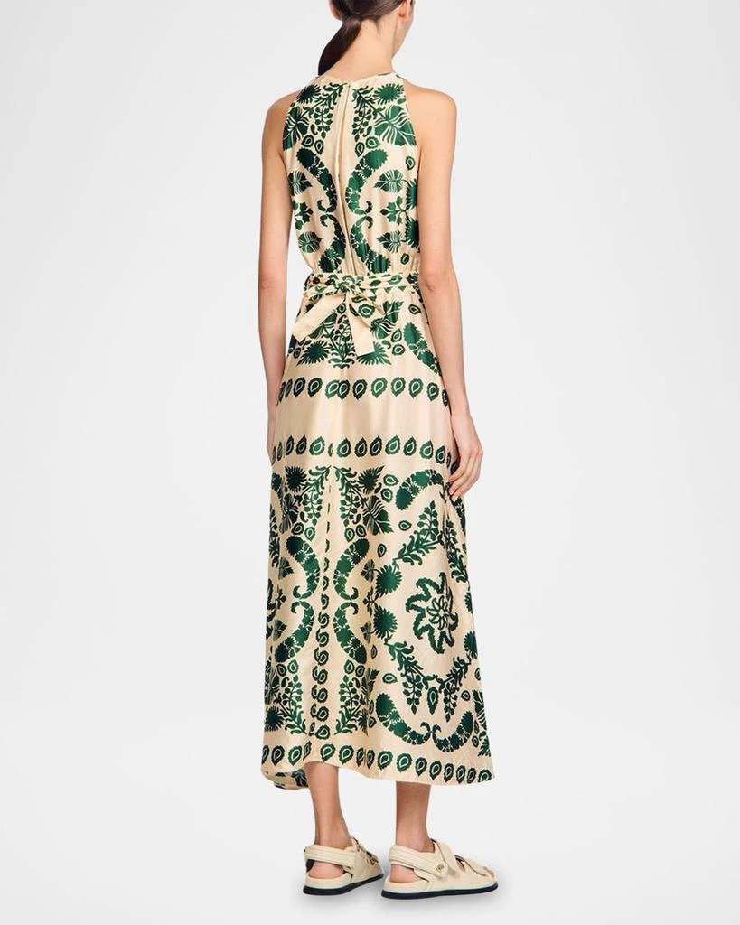 商品Sandro|Hyeres Floral Midi Dress,价格¥4265,第3张图片详细描述
