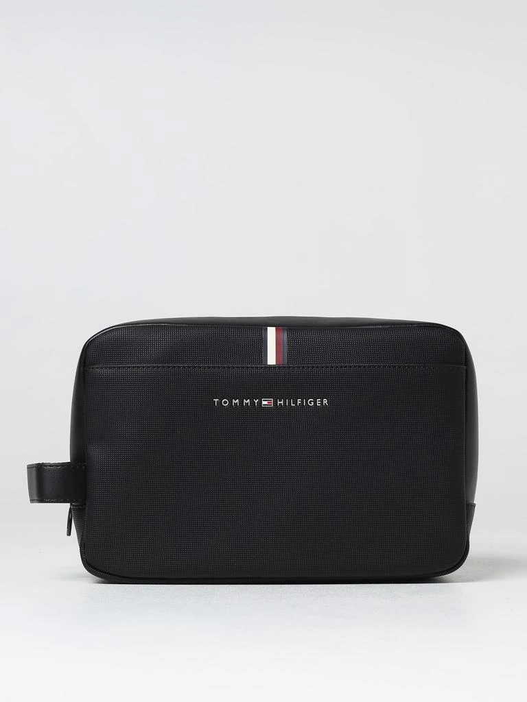 商品Tommy Hilfiger|Tommy Hilfiger beauty case in micro-grained synthetic leather,价格¥283,第1张图片