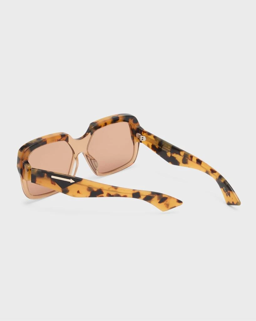 商品KAREN WALKER|Beveled Two-Tone Acetate Square Sunglasses,价格¥1746,第2张图片详细描述
