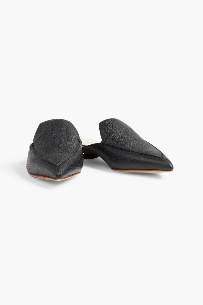商品Nicholas Kirkwood|Beya pebbled-leather slippers,价格¥1645,第2张图片详细描述