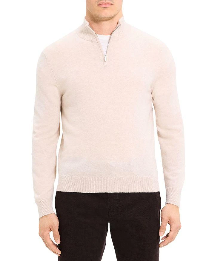 商品Theory|Hilles Quarter Zip Cashmere Sweater,价格¥2881,第1张图片