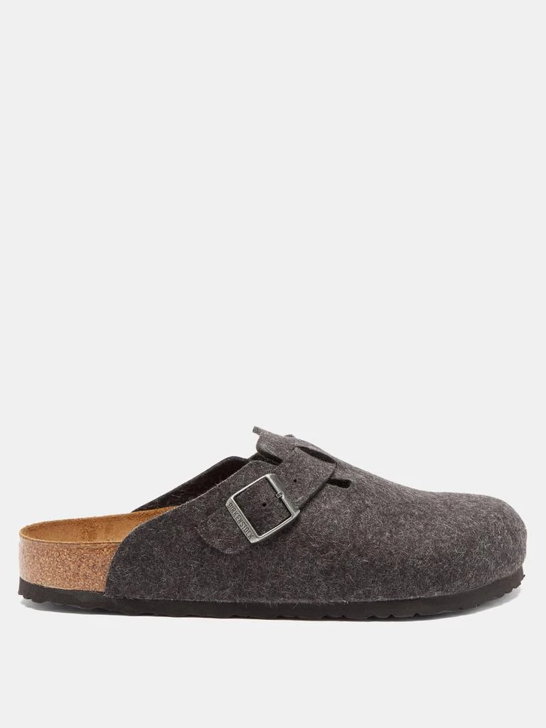 商品Birkenstock|Boston buckled wool-felt clogs,价格¥993,第1张图片