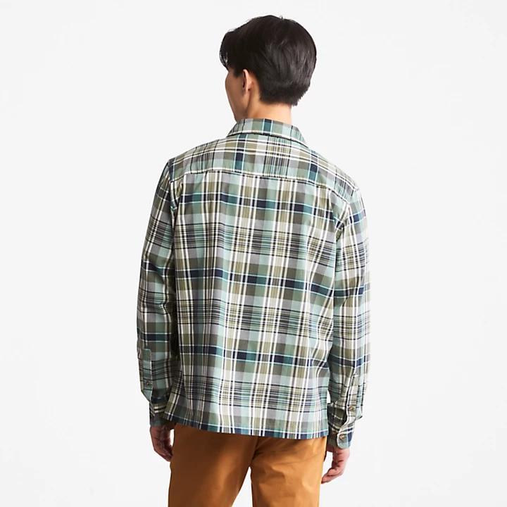 商品Timberland|Outdoor Heritage Check Shirt for Men in Green,价格¥329,第4张图片详细描述