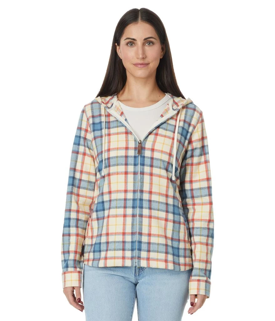 商品L.L.BEAN|Scotch Plaid Flannel Relaxed Fit Hoodie,价格¥458,第1张图片