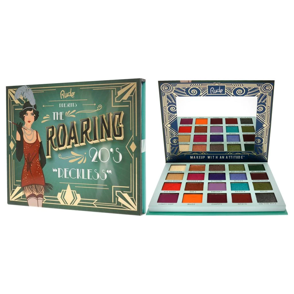 商品Rude Cosmetics|The Roaring 20s Eyeshadow Palette - Reckless by  for Women - 1.06 oz Eye Shadow,价格¥157,第4张图片详细描述