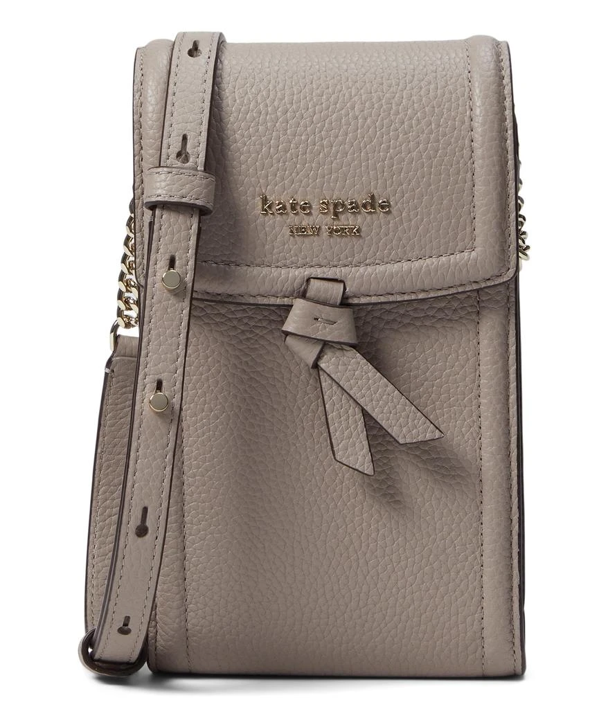 商品Kate Spade|Knott Pebbled Leather North/South Crossbody,价格¥1234,第1张图片