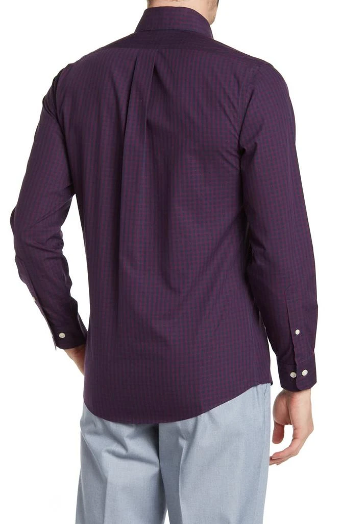 商品Brooks Brothers|Gingham Dobby Print Long Sleeve Regent Fit Shirt,价格¥338,第2张图片详细描述