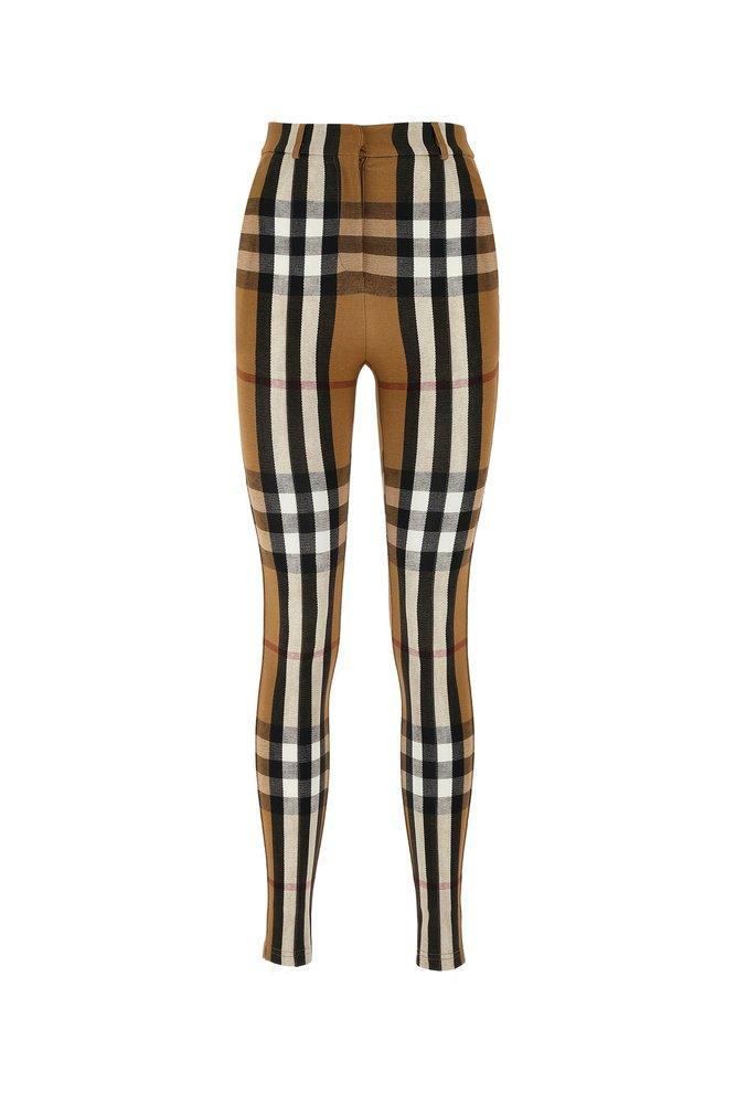 商品Burberry|Burberry Vintage Check Slim-Fit Trousers,价格¥5694,第1张图片