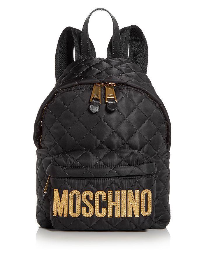 商品Moschino|Quilted Nylon Backpack,价格¥4829,第3张图片详细描述