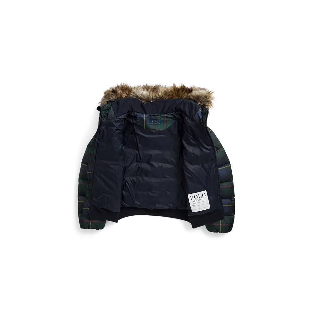 商品Ralph Lauren|Big Girls Water-Resistant Polo Bear Down Jacket,价格¥892,第3张图片详细描述