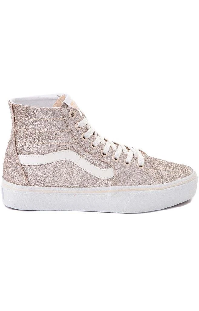 商品Vans|(U16B7A) Glitter Sk8-Hii Tapered Shoes - Macadamia,价格¥435,第1张图片