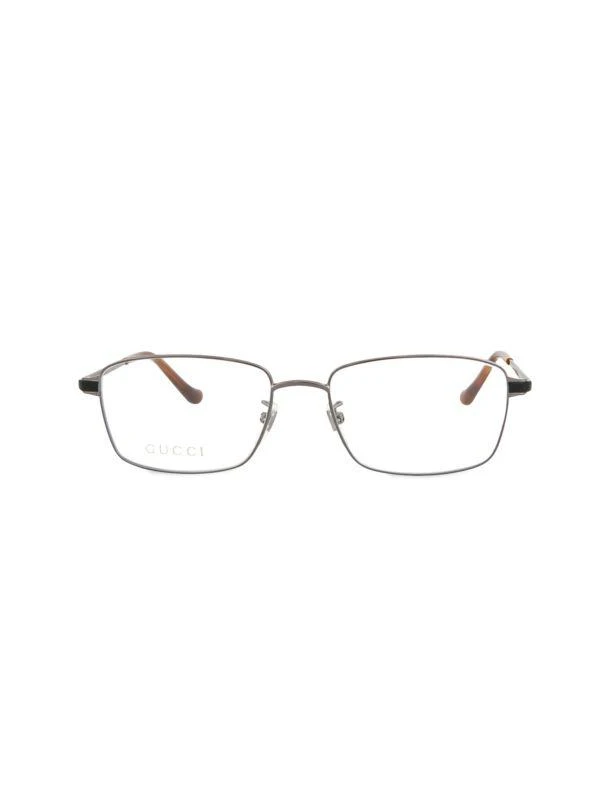 商品Gucci|54MM Rectangle Eyeglasses,价格¥1193,第1张图片