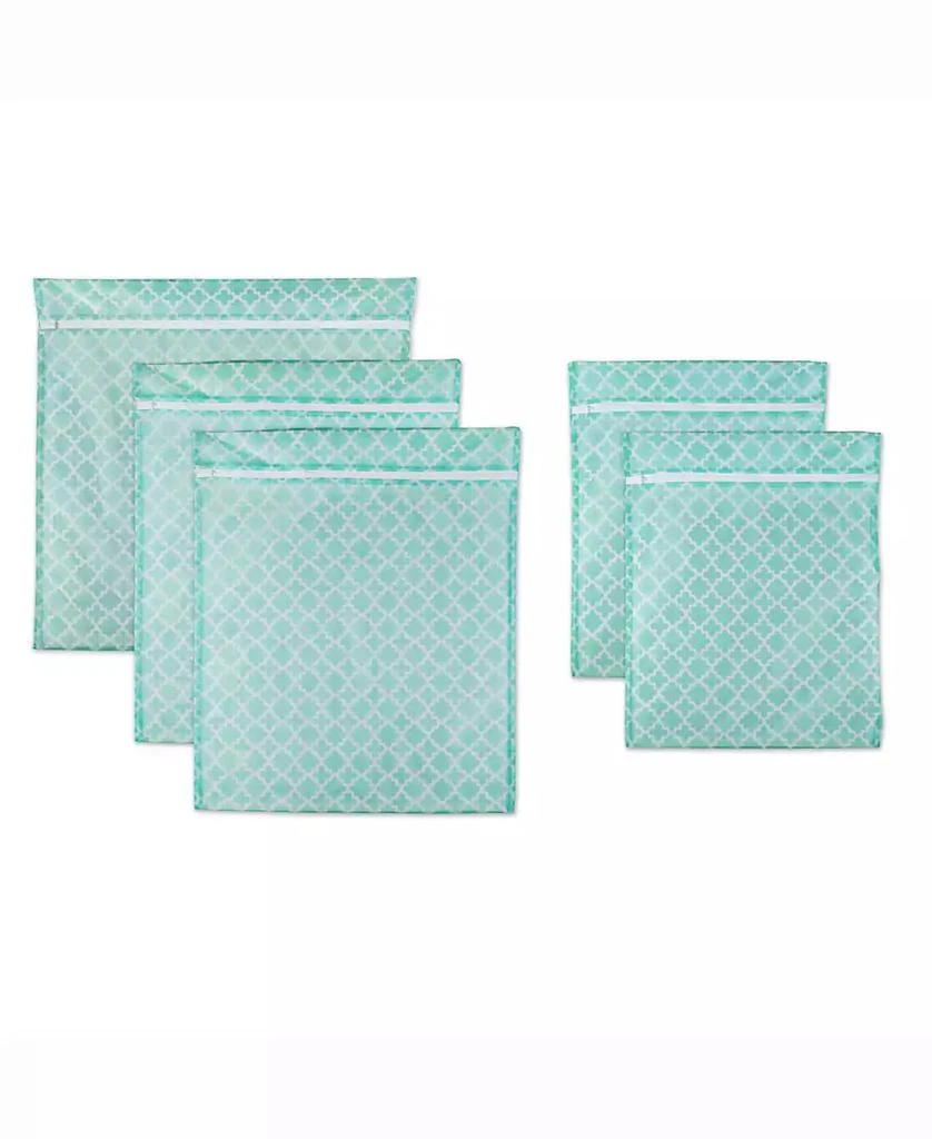 商品Design Imports|Design Import Lattice Set G Mesh Laundry Bag, Set of 5,价格¥283,第1张图片