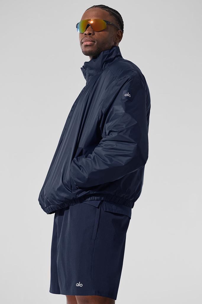 Alo Latitude Light Weight 1/2 Zip Pullover Jacket - Navy - Jackets