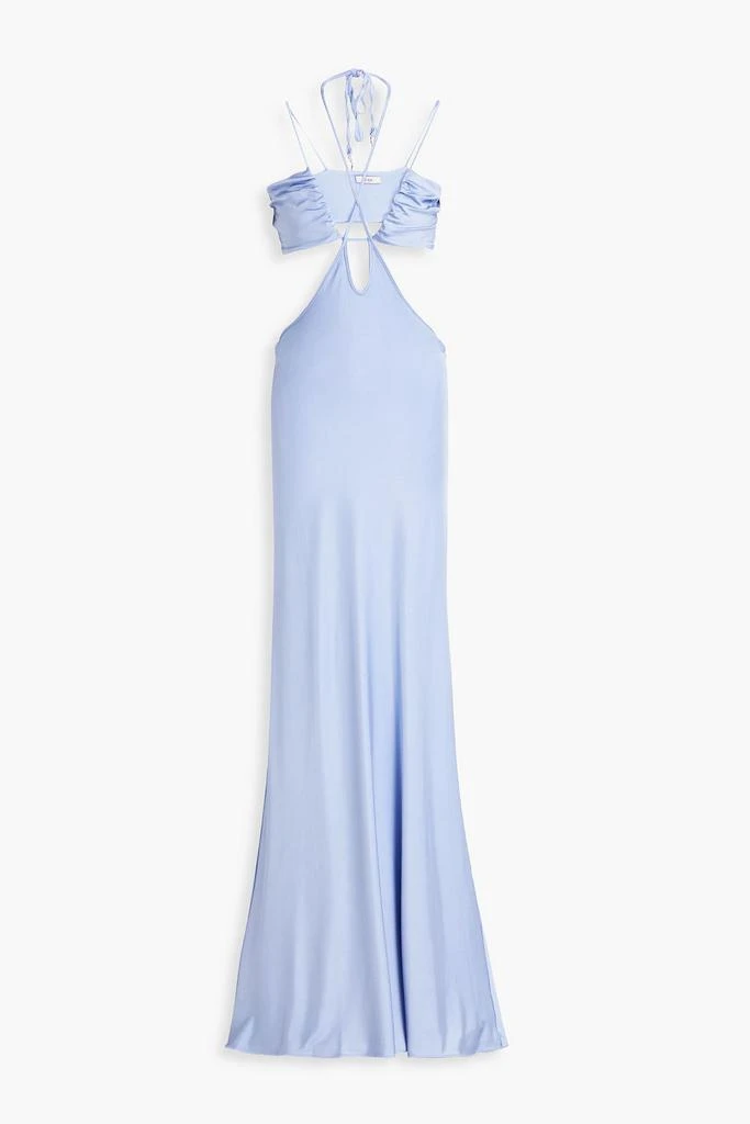 商品ET OCHS|Genesis cutout stretch-satin jersey gown,价格¥2048,第1张图片