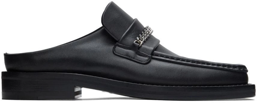 商品Martine Rose|Black Square Toe Loafers,价格¥2489,第1张图片