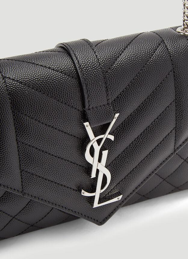 商品Yves Saint Laurent|Envelope Satchel Small Shoulder Bag in Black,价格¥17486,第7张图片详细描述