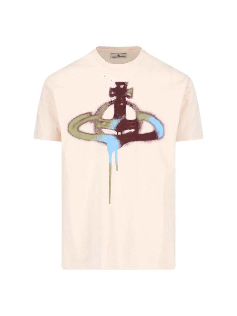 商品Vivienne Westwood|Vivienne Westwood Spray Orb Classic T-Shirt,价格¥1186,第1张图片